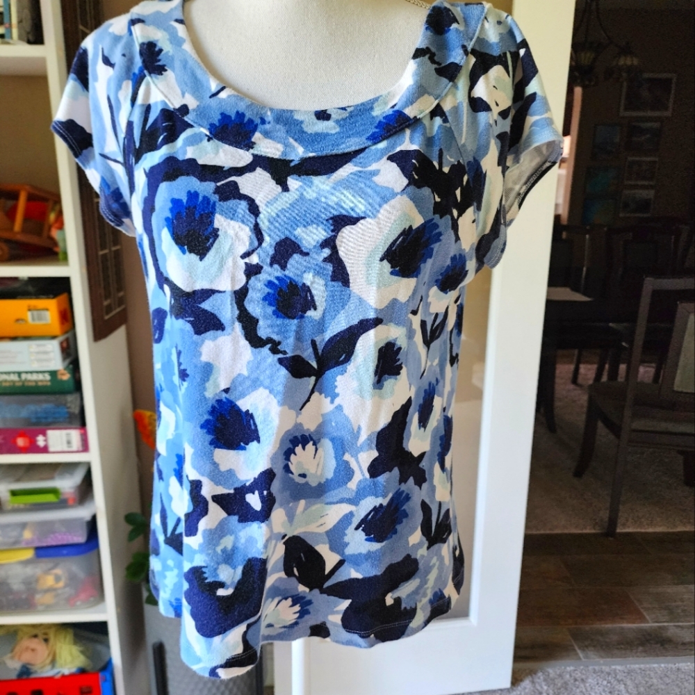 Womens cap sleeve top by Rafaella - Size 12
